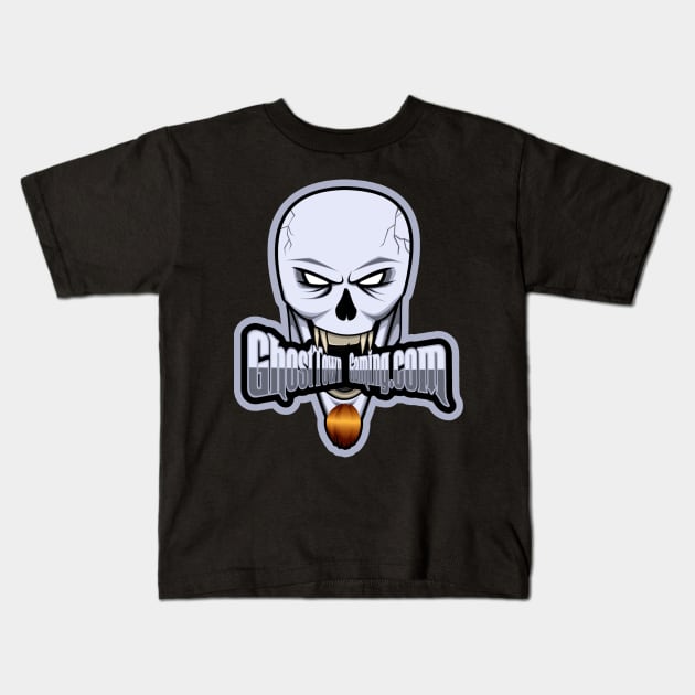 GhostTown Gaming Logo Kids T-Shirt by ThrashyTrends